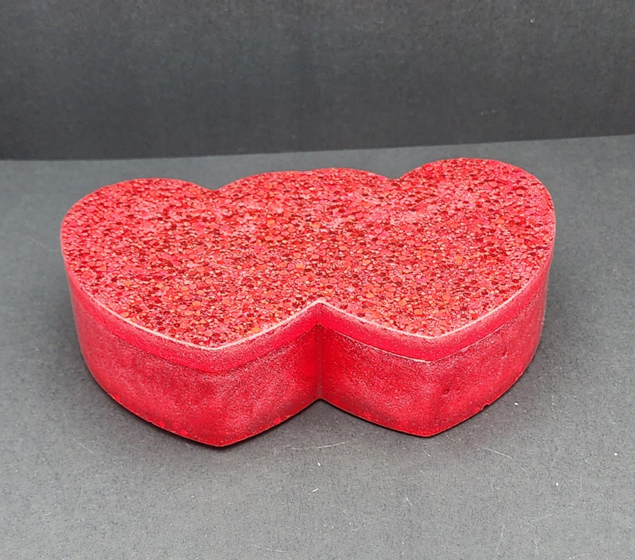 Double Heart Trinket Box