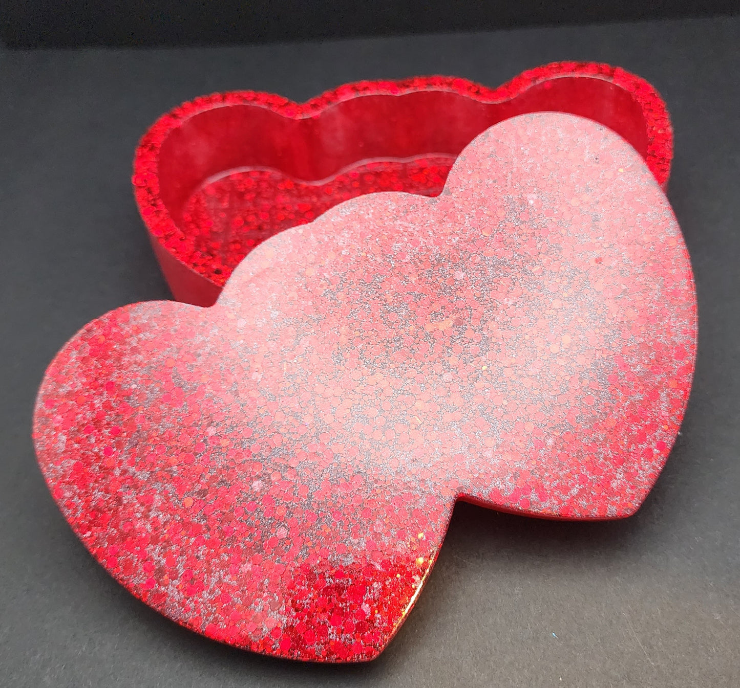 Double Heart Trinket Box