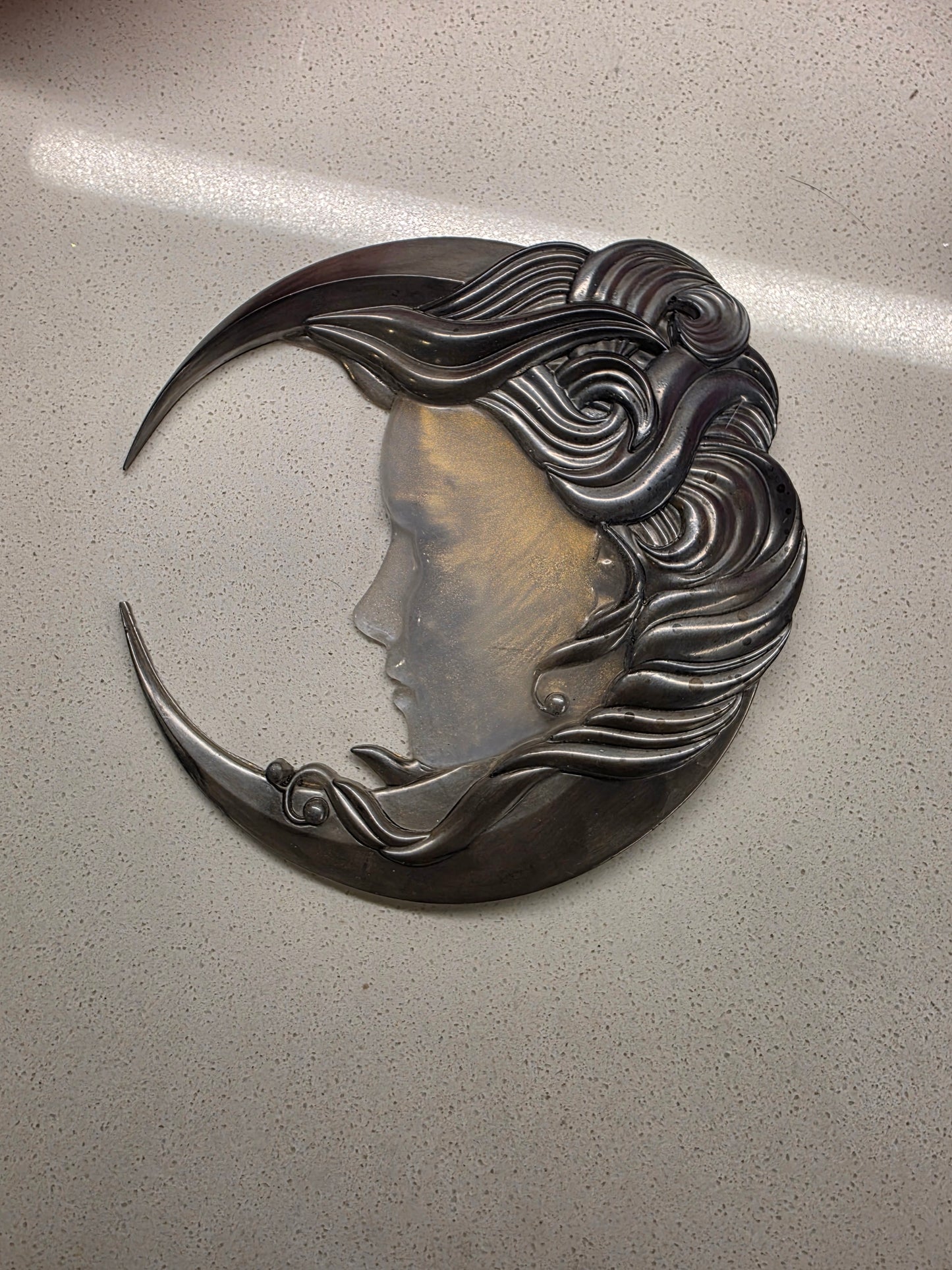 Woman in the Moon (grey)