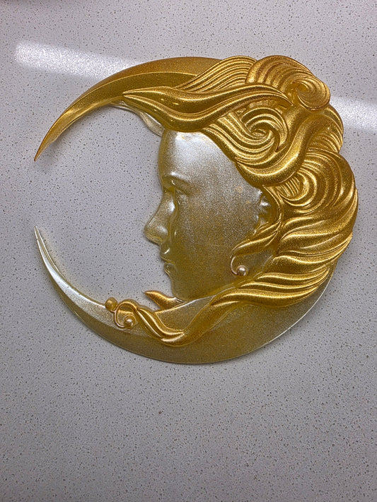Woman in the Moon (yellow)